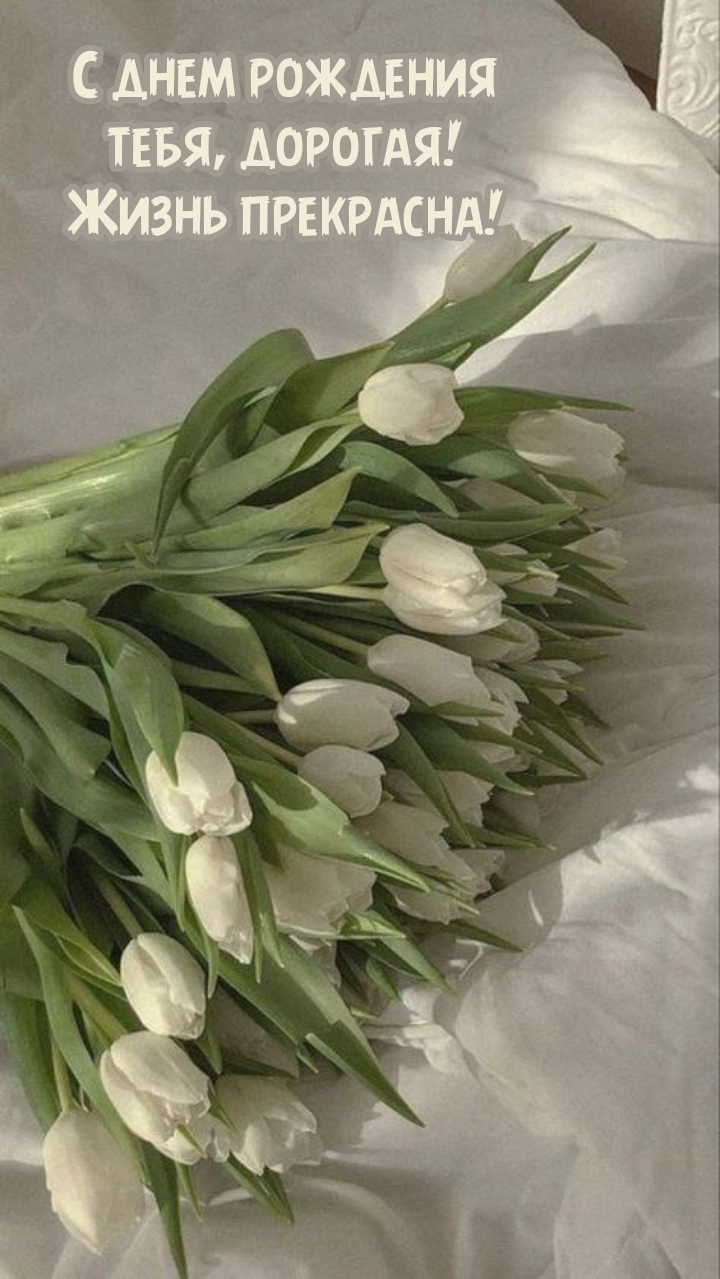 С днем рождения тебя, дорогая! Жизнь прекрасна!