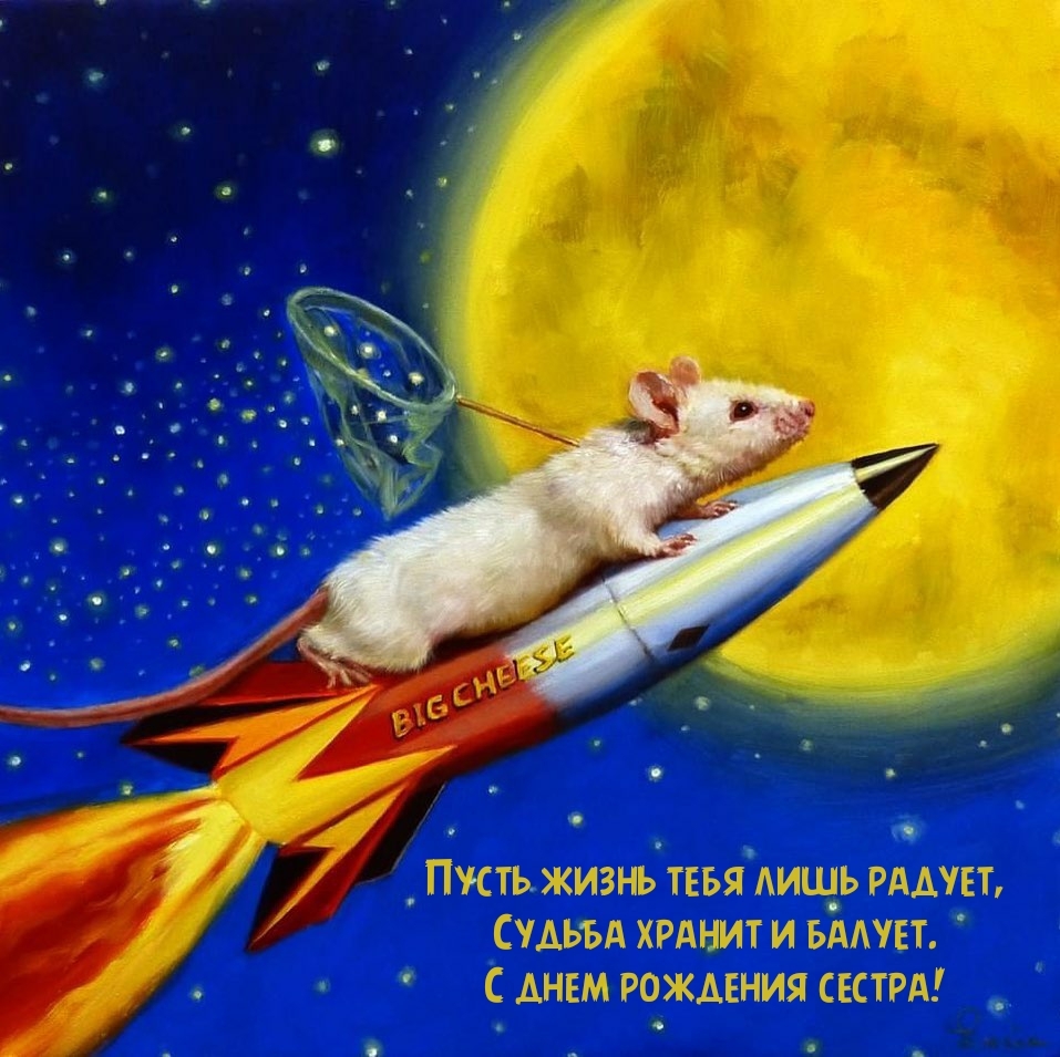 Судьба хранит и балует. С днем рождения сестра!