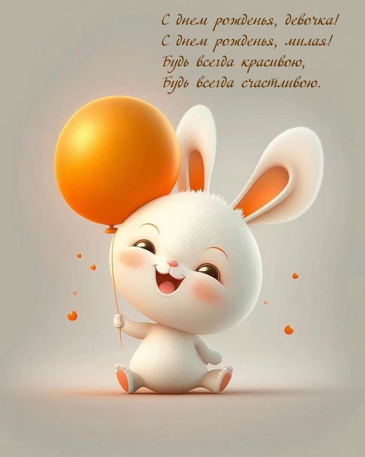 С днем рожденья, милая! Будь всегда красивою