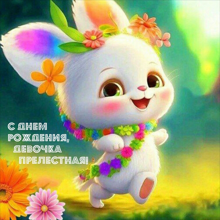 С днем рождения, девочка прелестная!