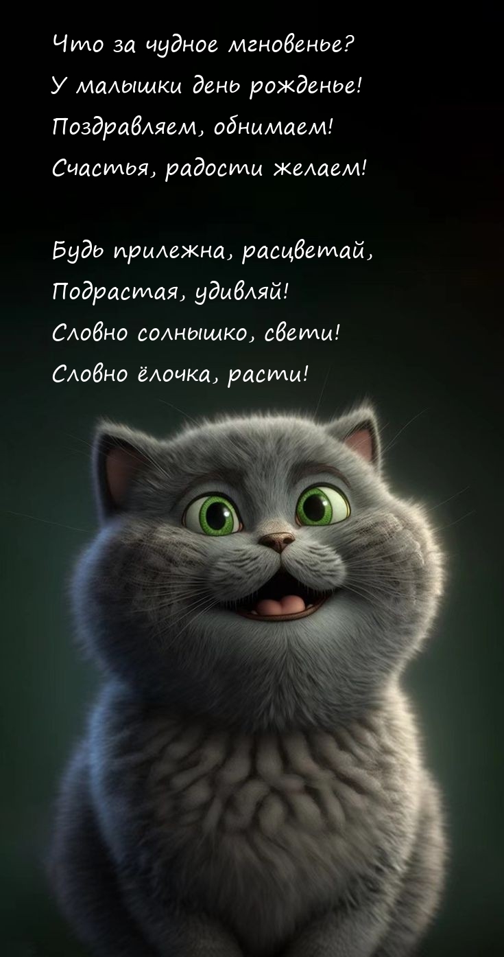 Что за чудное мгновенье? У малышки день рожденье!