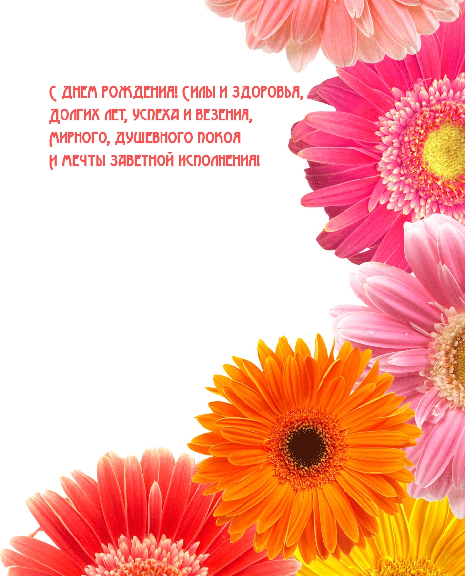 С днем рождения! Силы и здоровья, долгих лет, успеха и везения