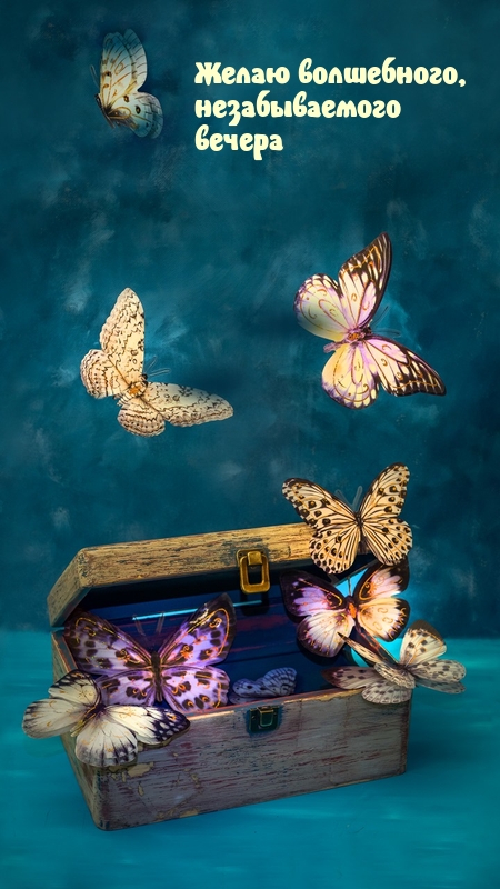 Желаю волшебного, незабываемого вечера