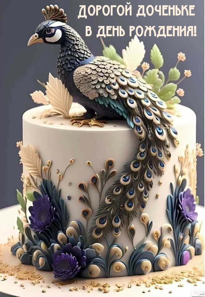 Дорогой доченьке в день рождения!