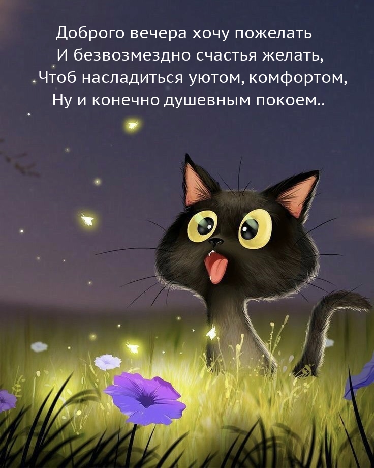 Доброго вечера хочу пожелать и безвозмездно счастья желать