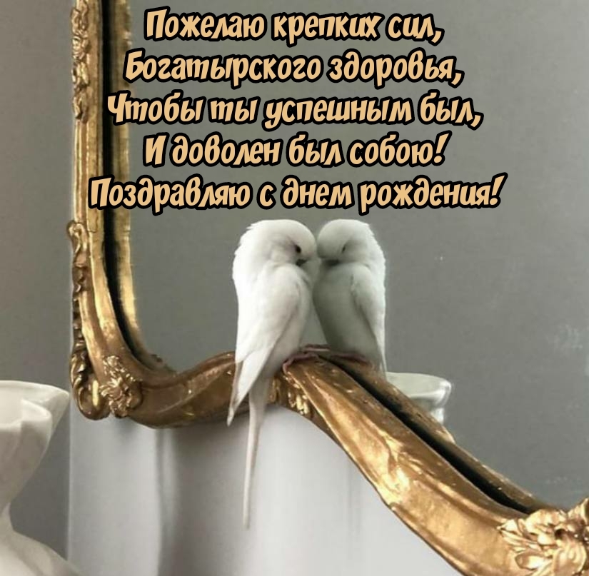 Пожелаю крепких сил, богатырского здоровья