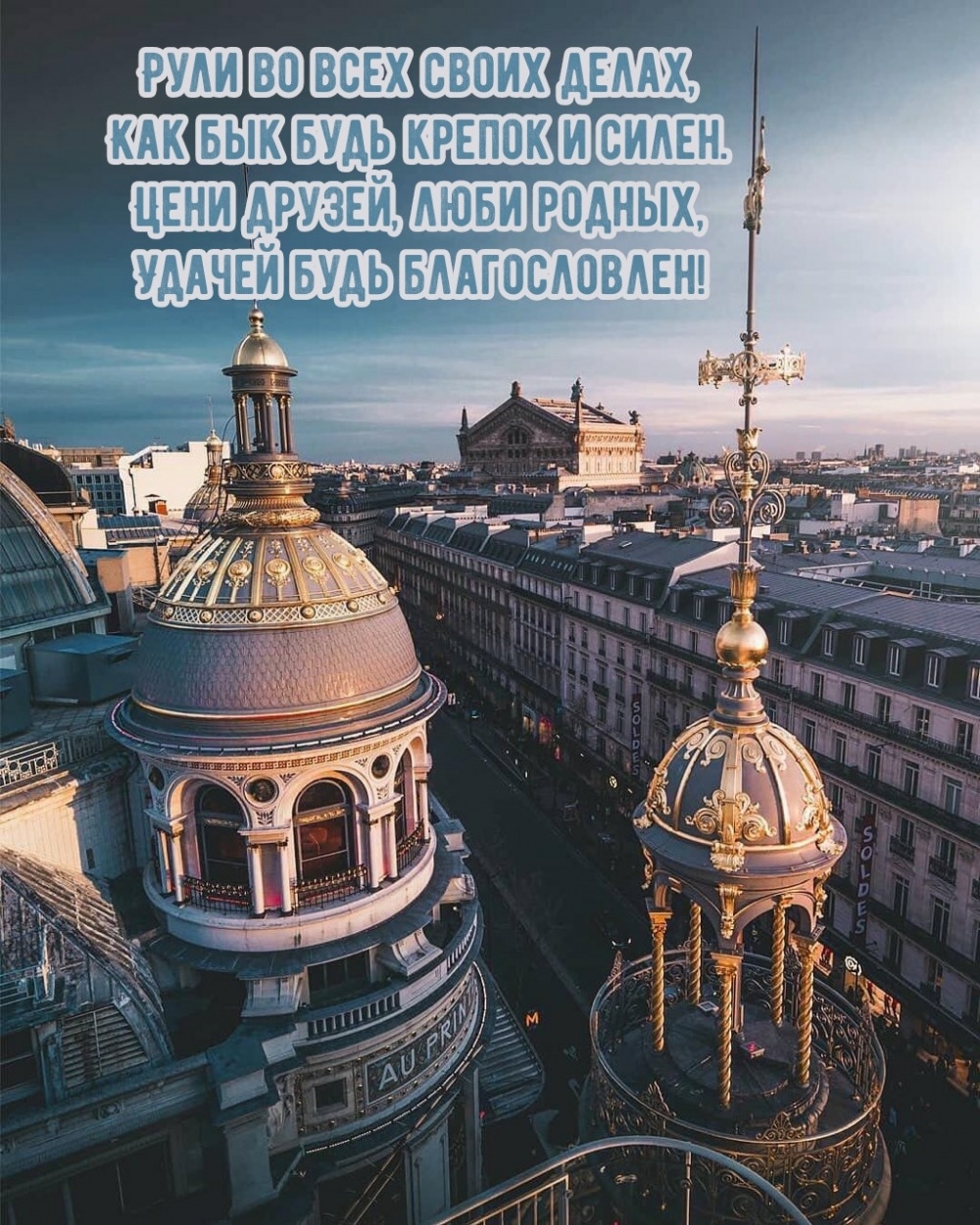 Рули во всех своих делах, как бык будь крепок и силен.