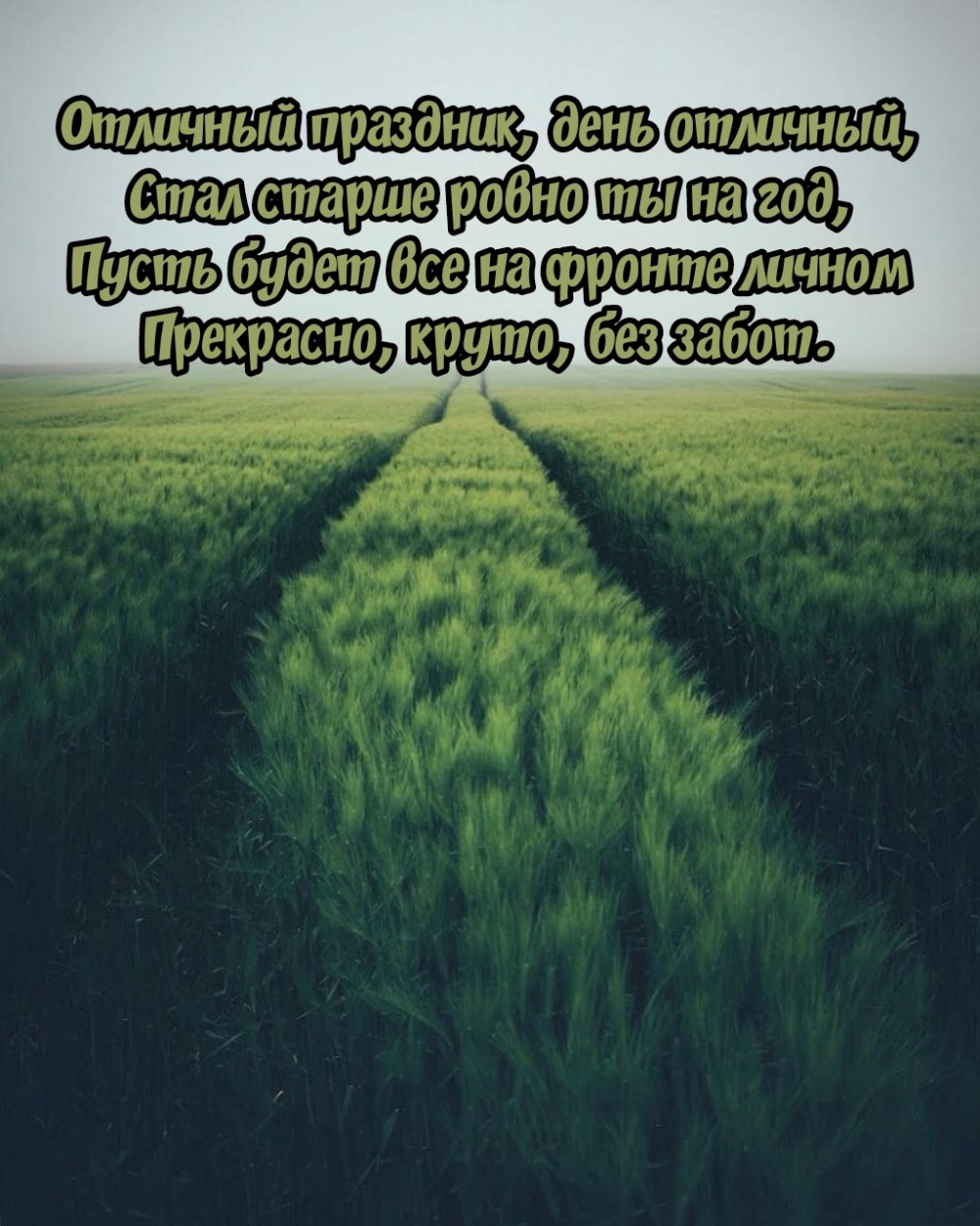 Отличный праздник, день отличный, стал старше ровно ты на год