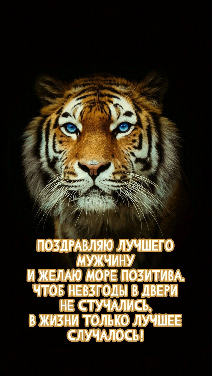 Поздравляю лучшего мужчину и желаю море позитива.