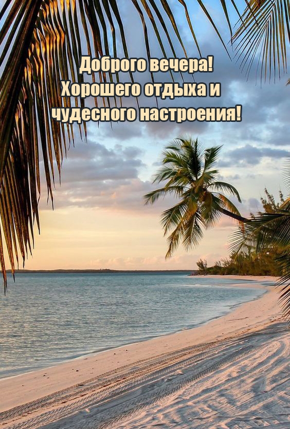 Доброго вечера! Хорошего отдыха и чудесного настроения!