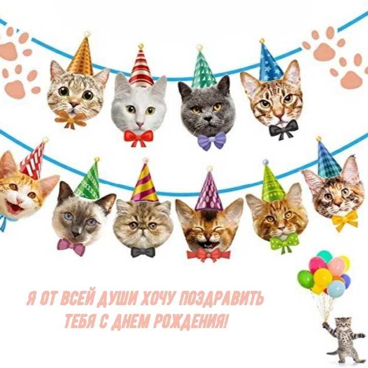 Я от всей души хочу поздравить тебя с днем рождения!