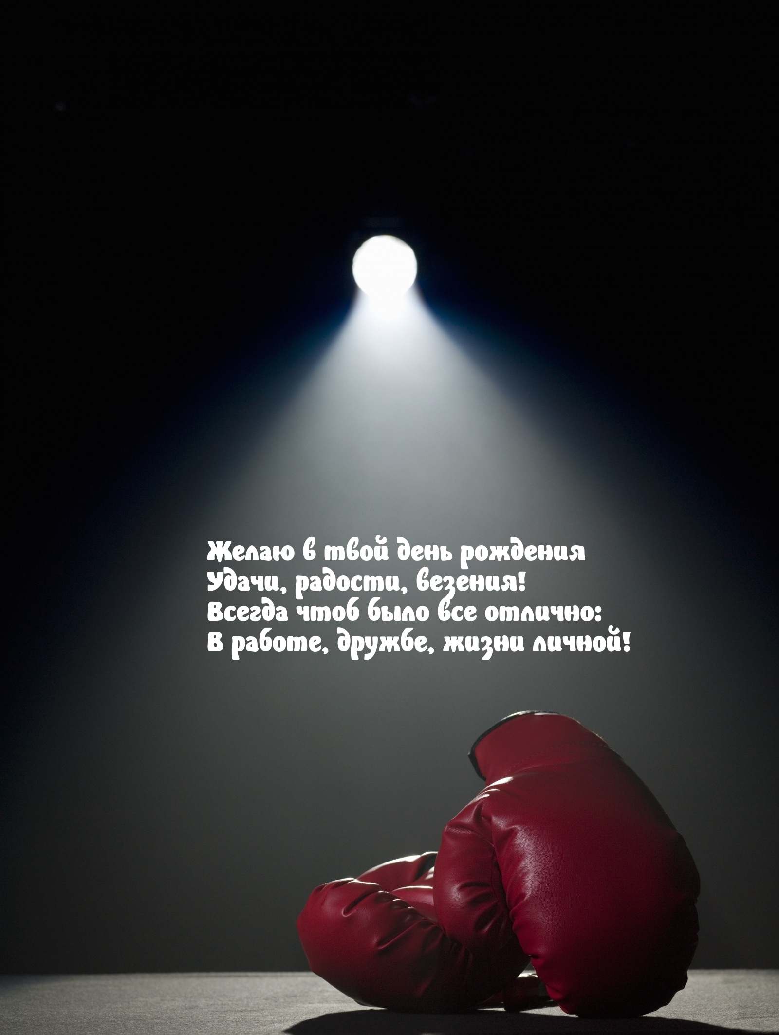 Желаю в твой день рождения удачи, радости, везения!