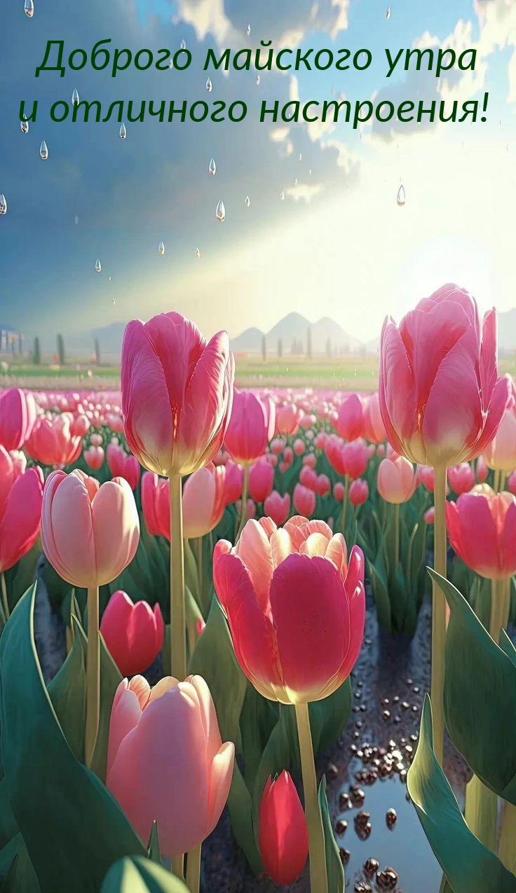 Доброго майского утра и отличного настроения!