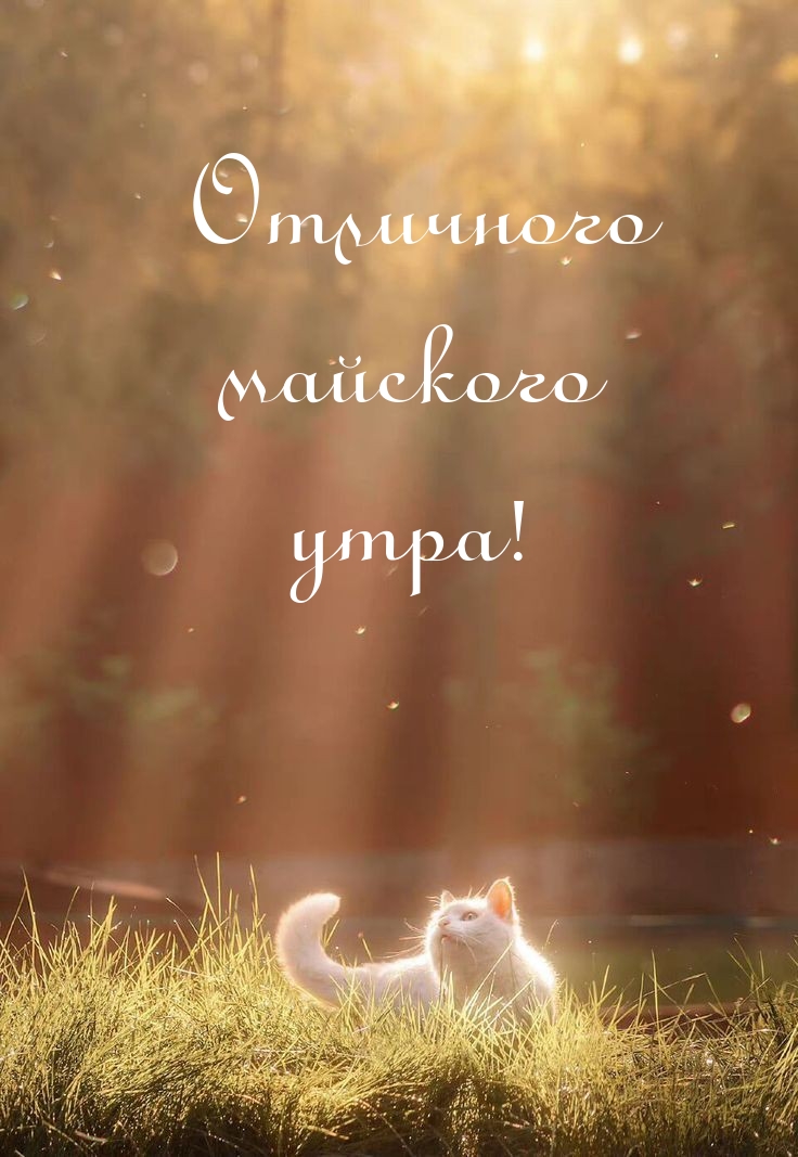 Отличного майского утра!