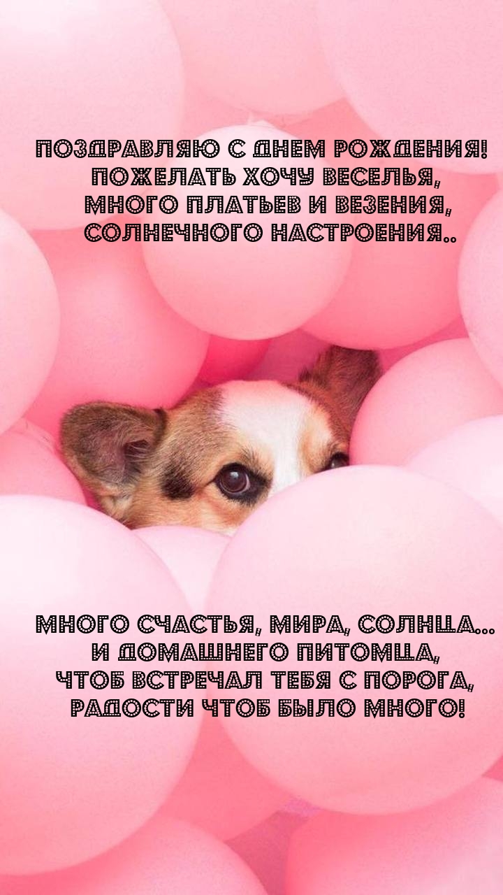 Поздравляю с днем рождения! Пожелать хочу веселья