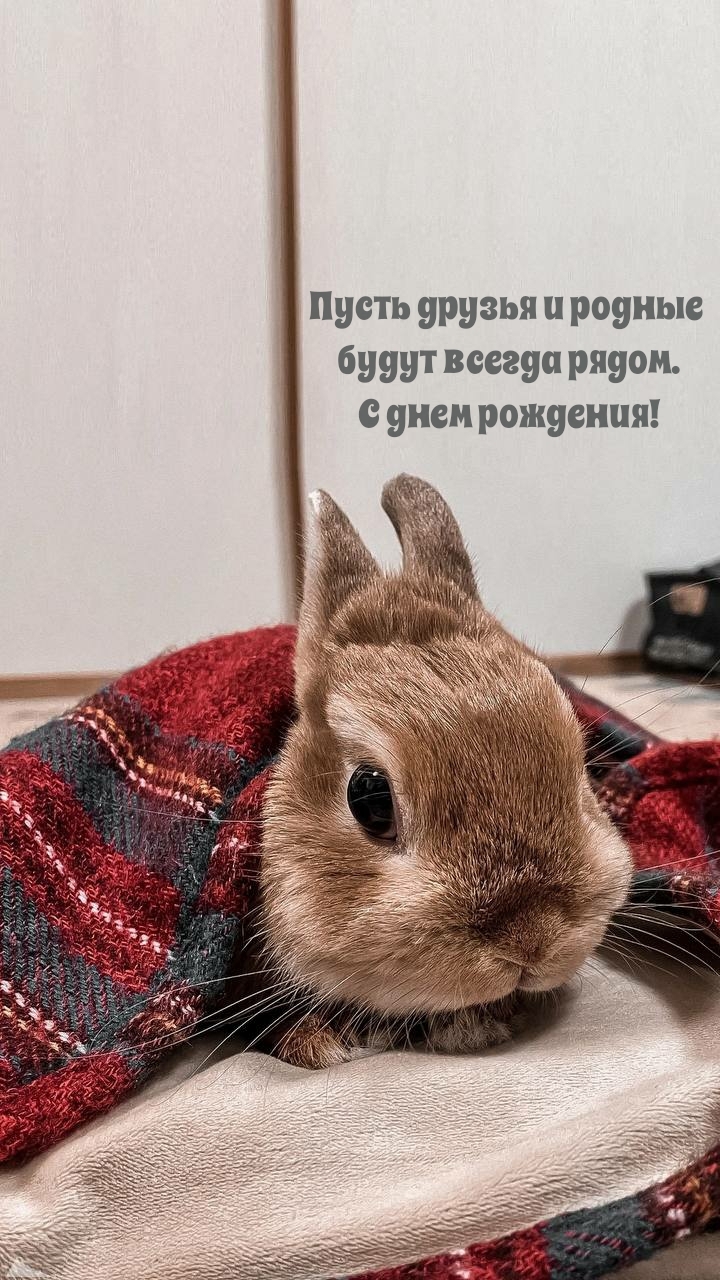 Пусть друзья и родные будут всегда рядом. С днем рождения!