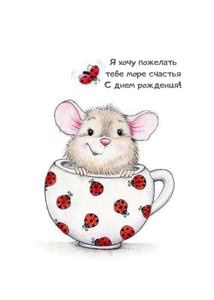 Я хочу пожелать тебе море счастья С днем рождения!