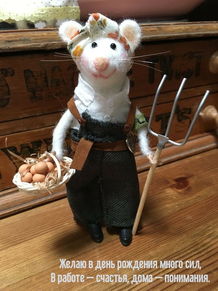 Желаю в день рождения много сил, дома — понимания.