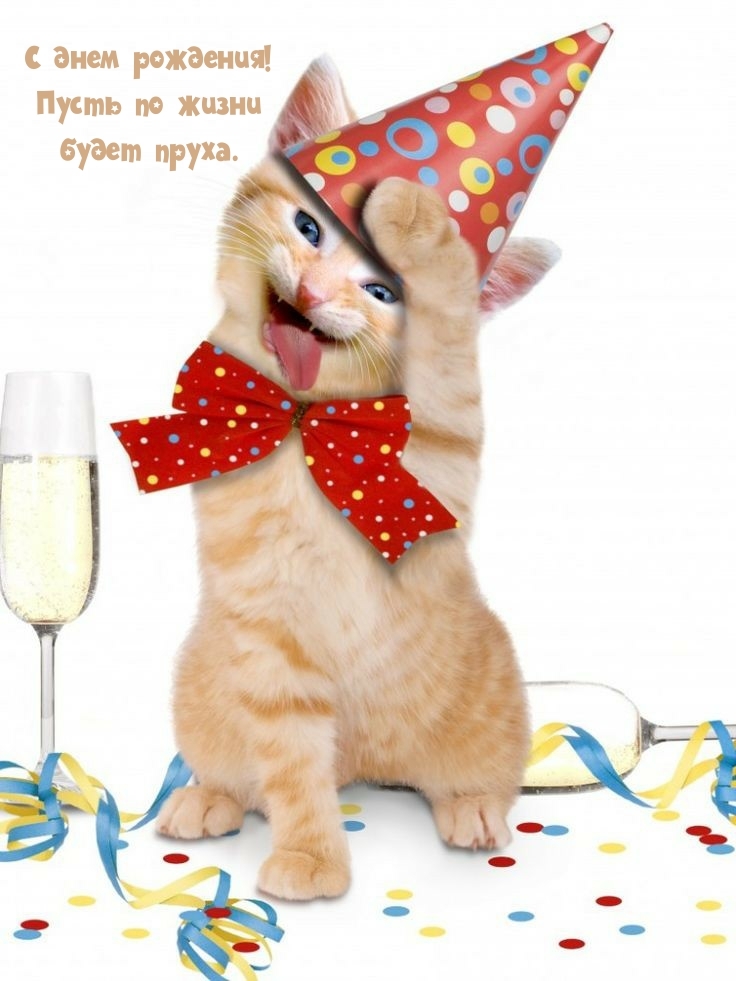 С днем рождения! Пусть по жизни будет пруха.