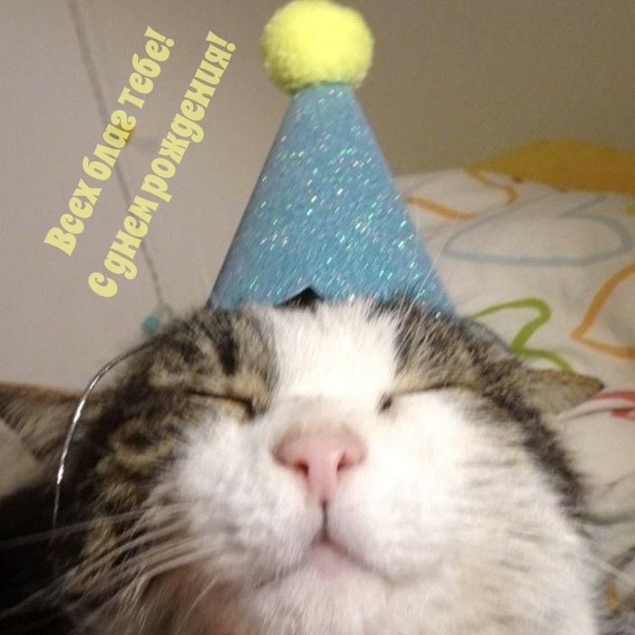 Всех благ тебе! С днем рождения!