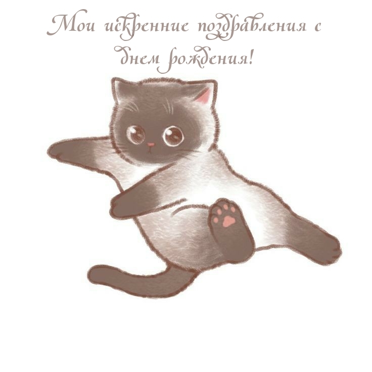 Мои искренние поздравления с днем рождения!