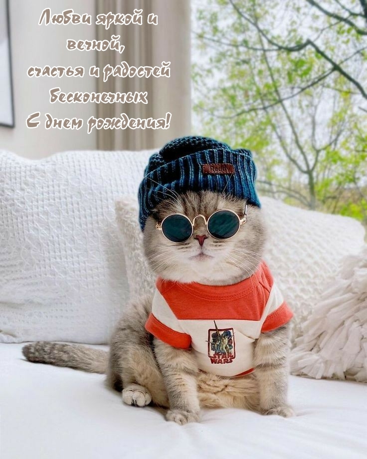 Любви яркой и вечной, счастья и радостей С днем рождения!