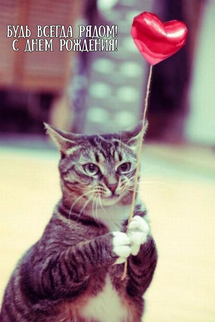 Будь всегда рядом!  С днем рождения!