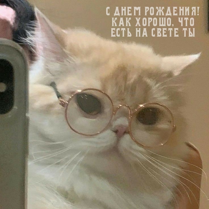 С днем рождения! Как хорошо, что есть на свете ты