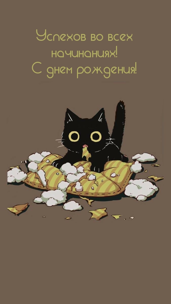 Успехов во всех начинаниях! С днем рождения!
