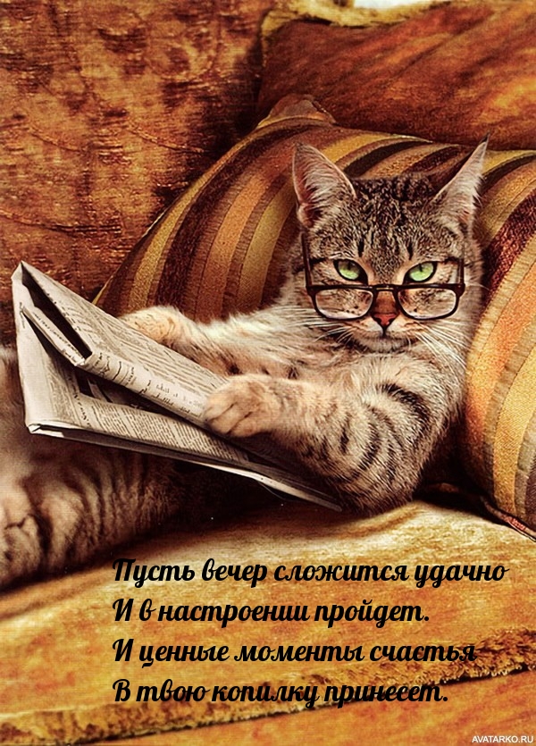 Пусть вечер сложится удачно и в настроении пройдет.
