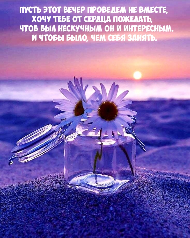 Пусть этот вечер проведем не вместе Чтоб был нескучным он  