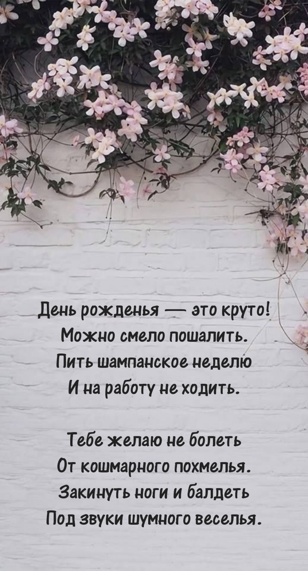 День рожденья — это круто! Можно смело пошалить.