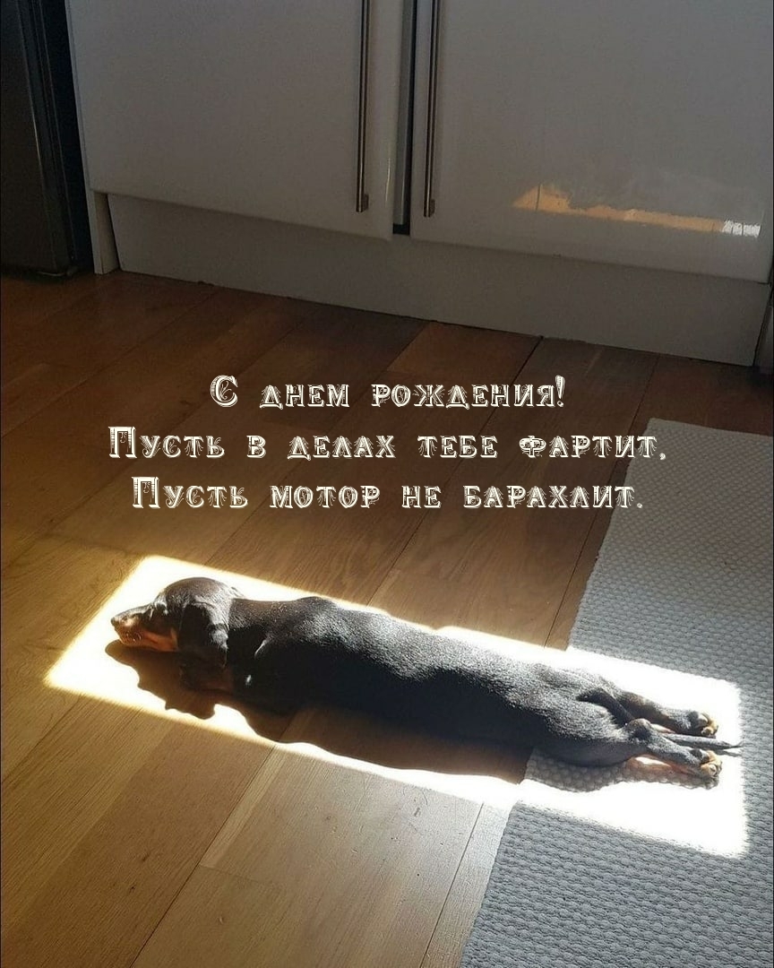 С днем рождения! Пусть в делах тебе фартит