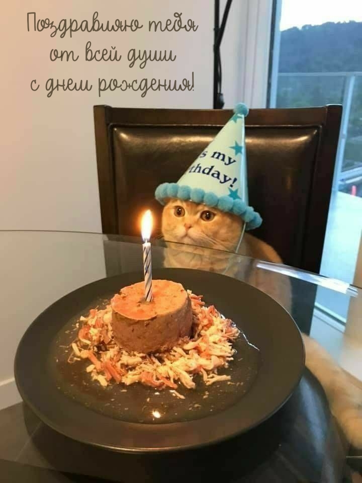 Поздравляю тебя от всей души с днем рождения!