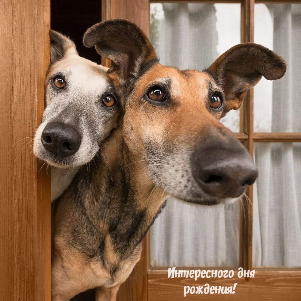 Интересного дня рождения! 