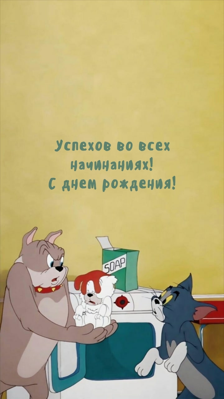 Успехов во всех начинаниях! С днем рождения!