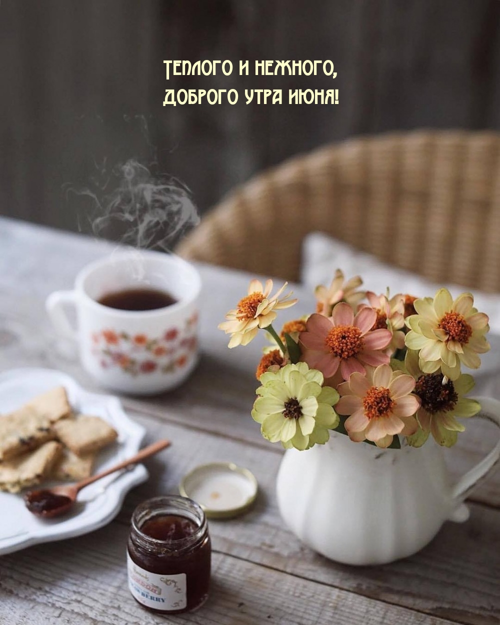 Теплого и нежного, доброго утра июня!