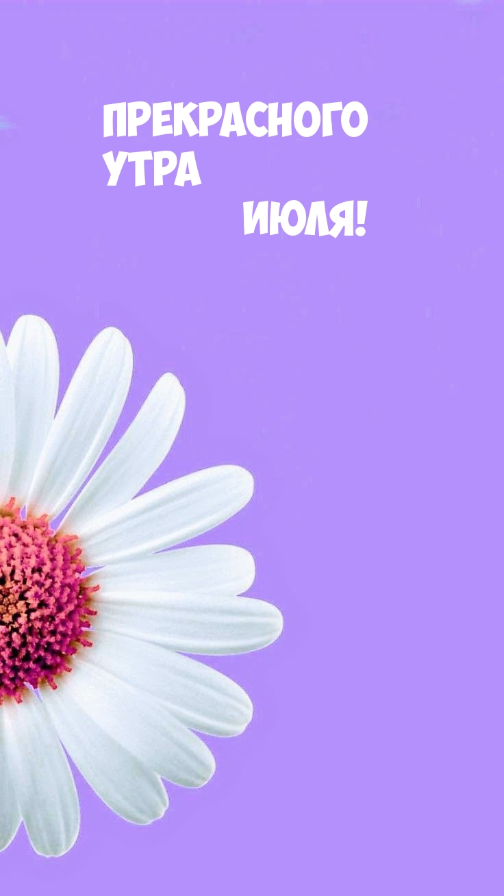 Прекрасного Утра Июля!
