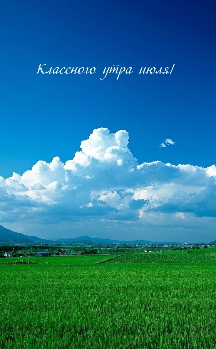 Классного утра июля!