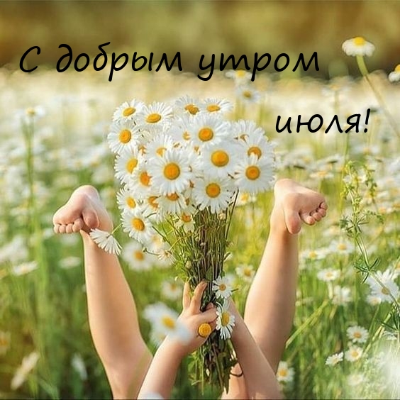 С добрым утром июля!