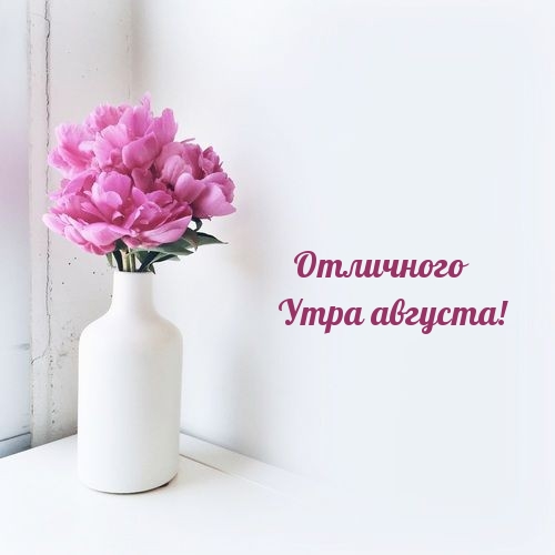 Отличного Утра августа!