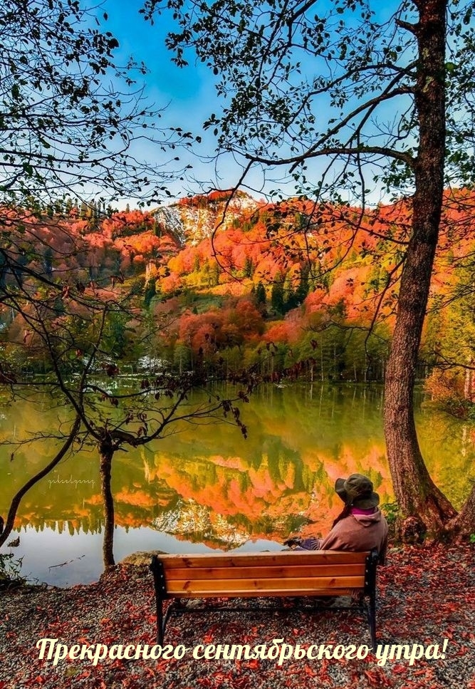 Прекрасного сентябрьского утра!