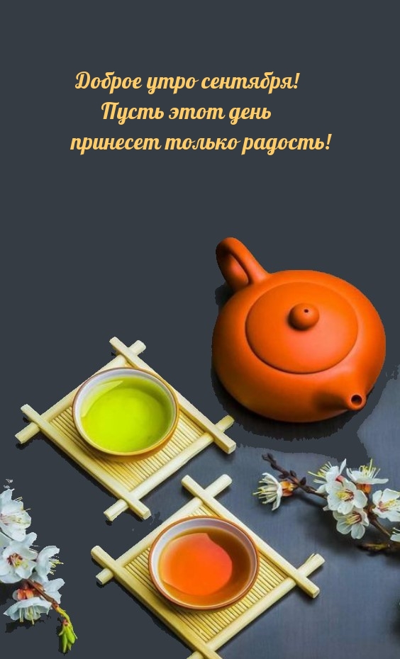 Доброе утро сентября! Пусть этот день принесет только радость!