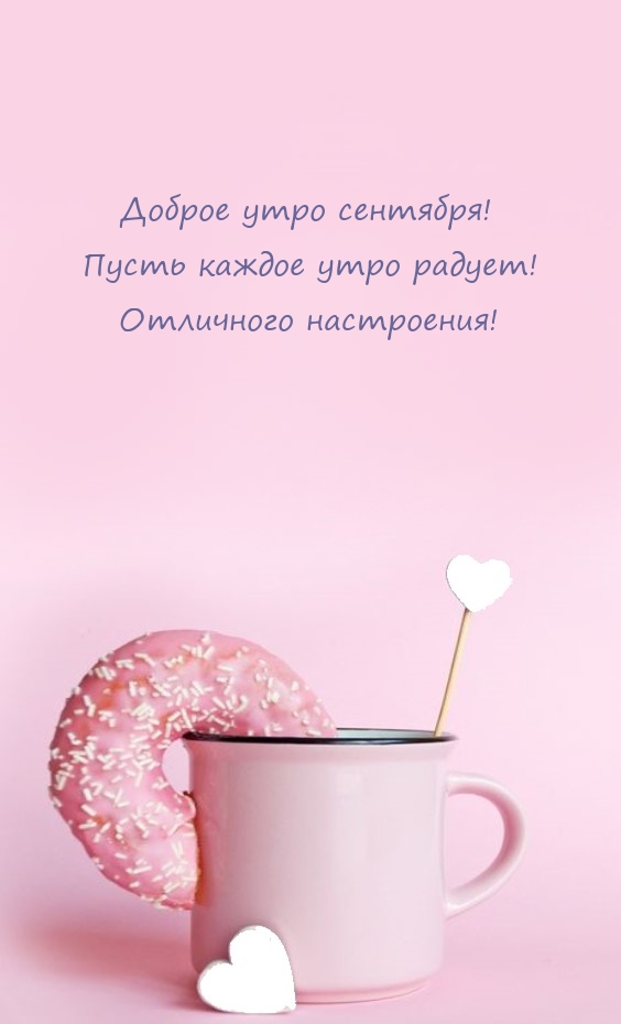 Доброе утро сентября! Пусть каждое утро радует! 