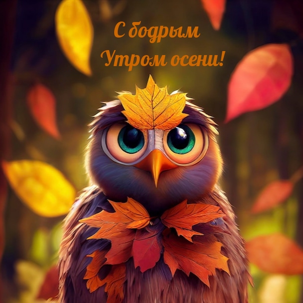 С бодрым утром осени!