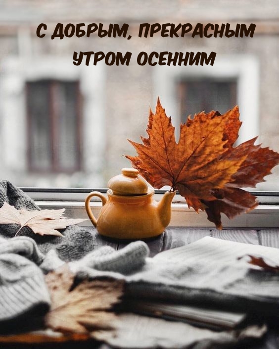 С добрым, прекрасным утром осенним