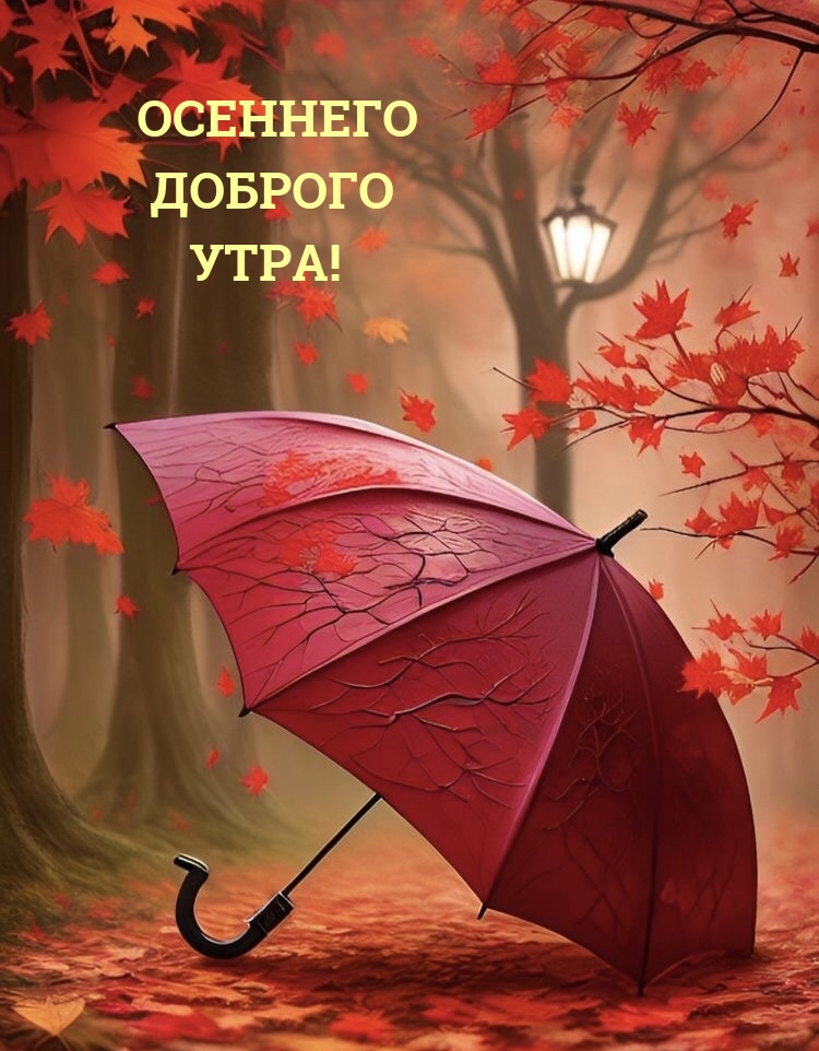 Осеннего доброго утра!