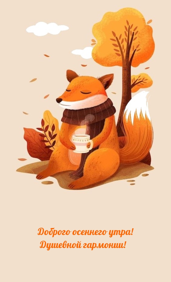 Доброго осеннего утра! Душевной гармонии!
