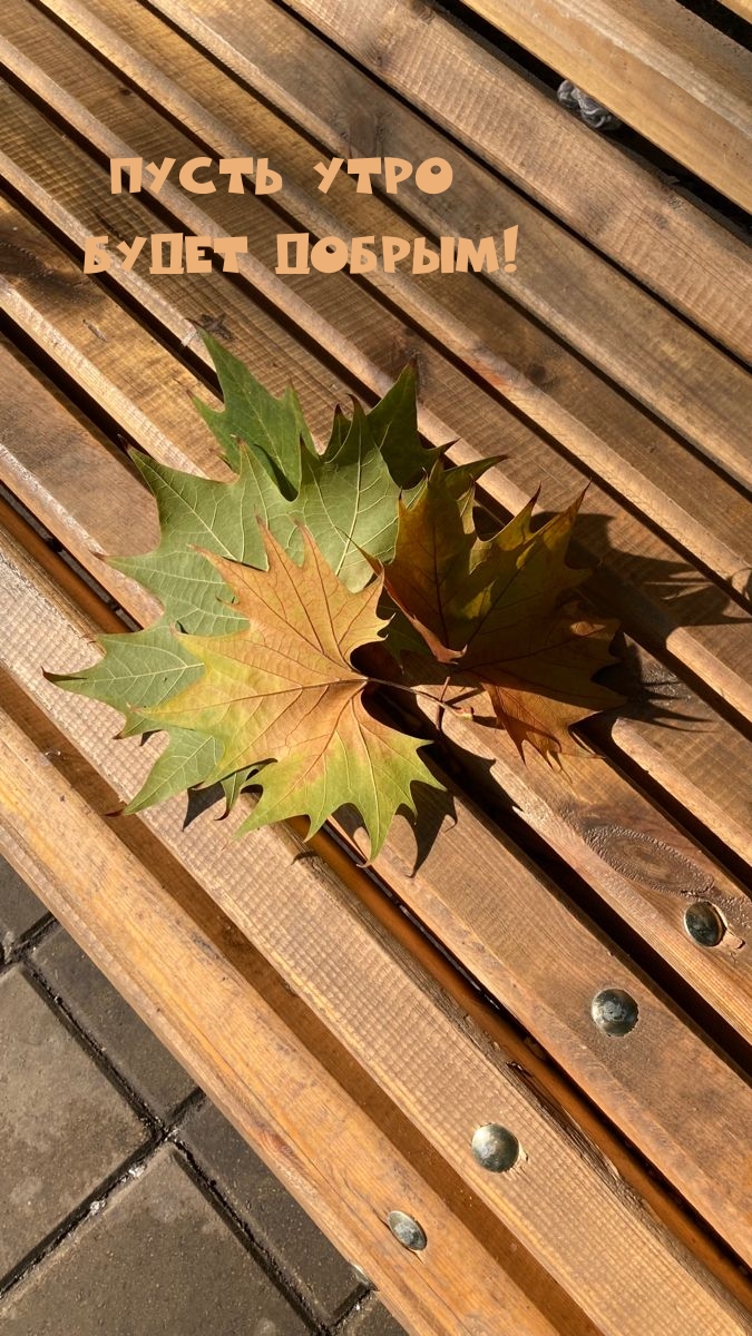 Пусть утро будет добрым!