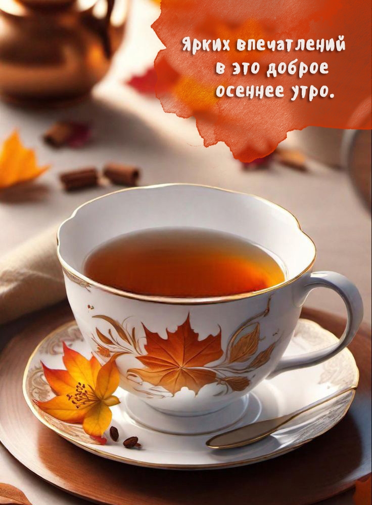 Ярких впечатлений в это доброе осеннее утро.